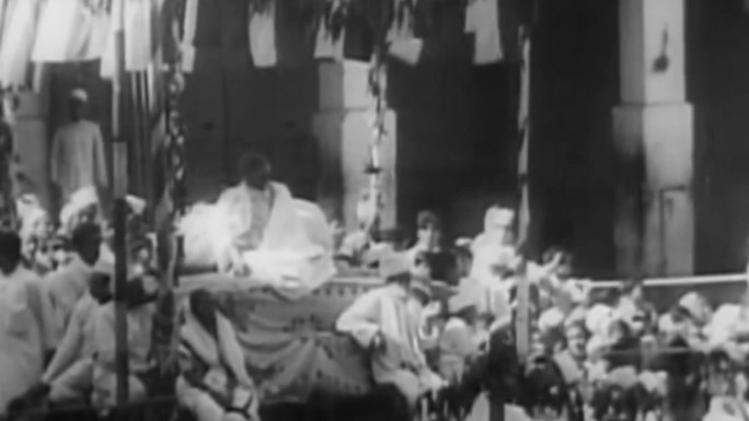 40年代印度甘地利亚格特阿里汗讲话独立运