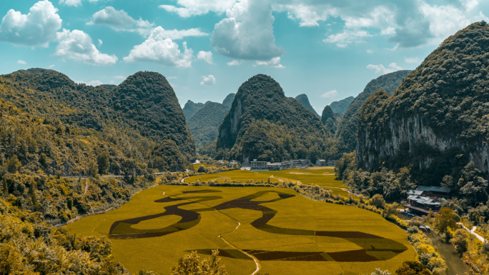 6k延时龙宫风景区龙字田