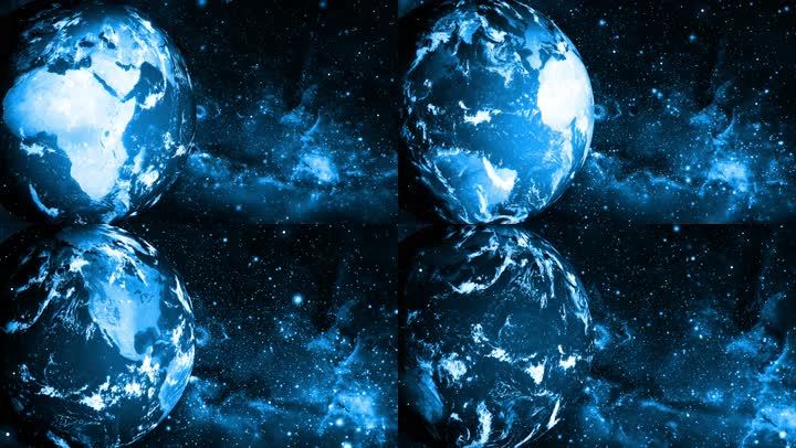 地球 4k地球背景星云星系宇宙视觉背景 3840x2160 高清视频素材下载 编号 影视包装 Vj师网www Vjshi Com