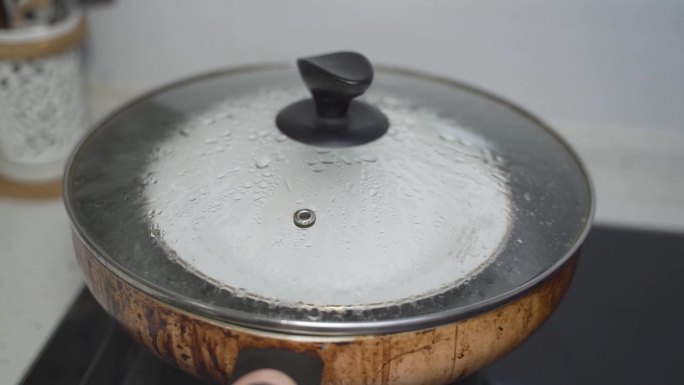 烧水沸腾蒸食物