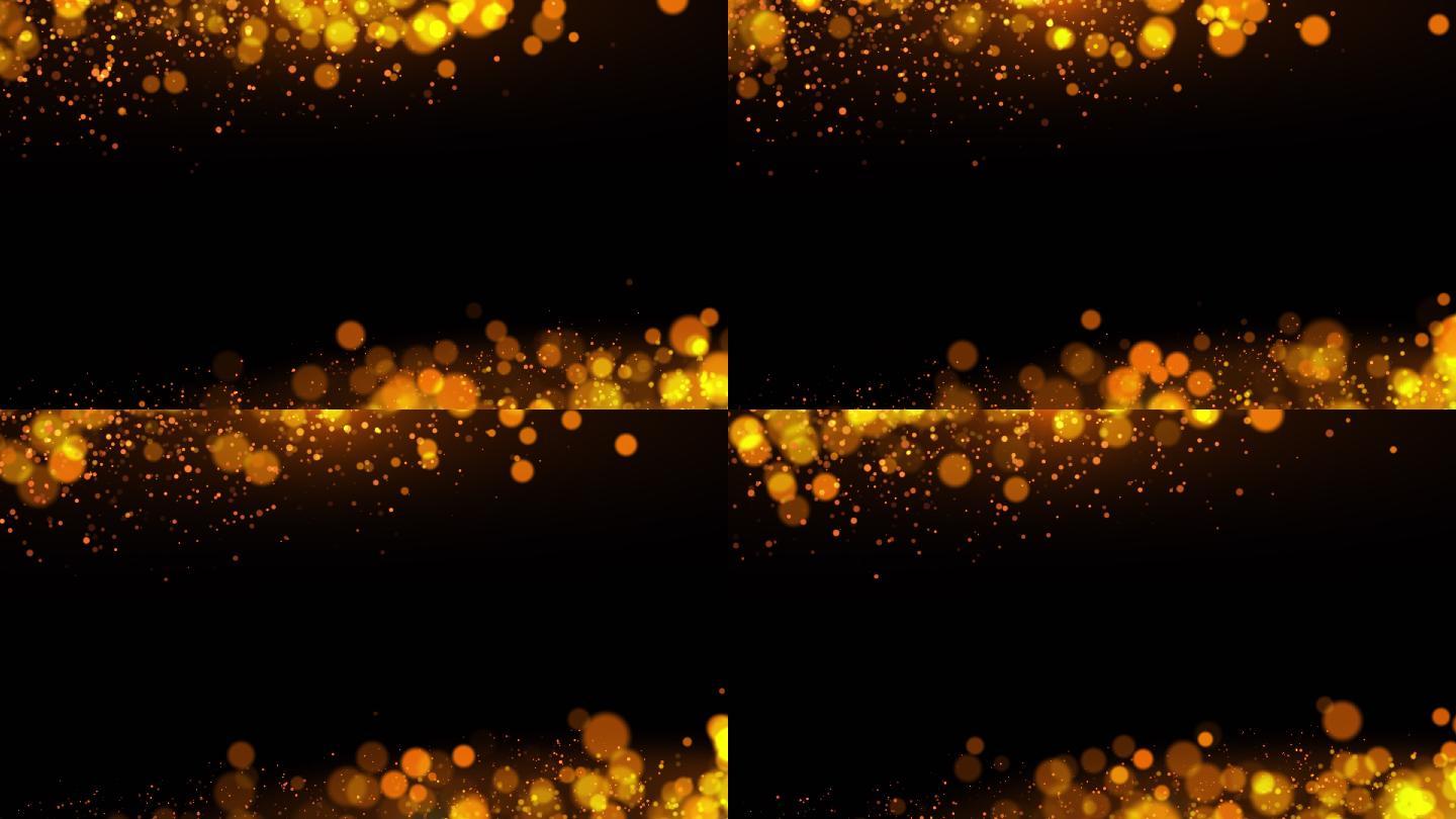 金色粒子框