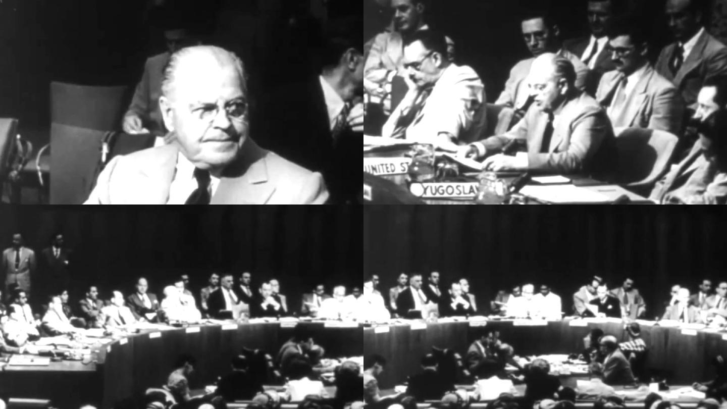 60年代联合国总部旗帜国际会议会谈商谈