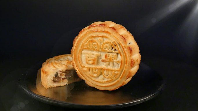 京式月饼（高清摆拍）