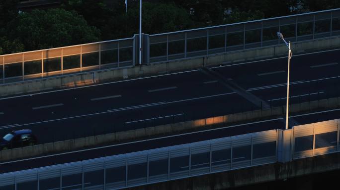 4K清晨阳光掠过高架桥【13倍速】