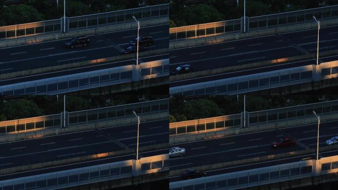4K清晨阳光掠过高架桥【13倍速】