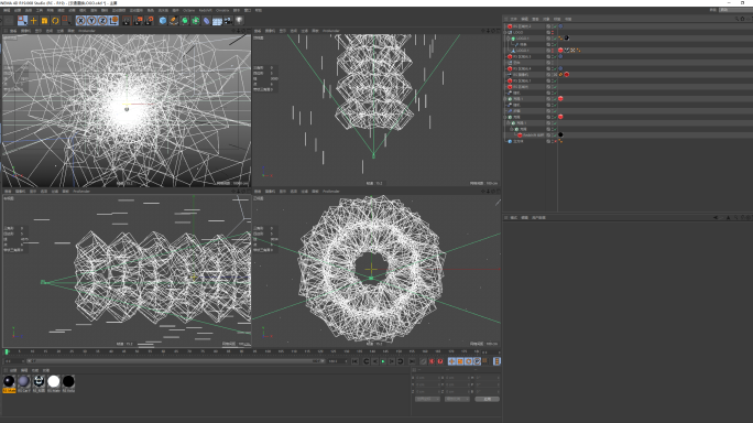 云间隧道穿梭C4D工程