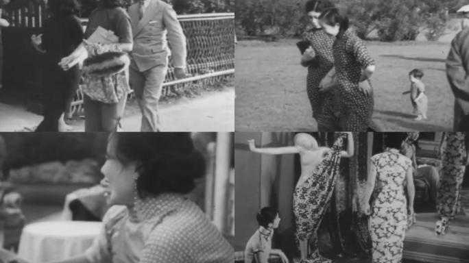30年代城市青年旗袍女性美女发型文化