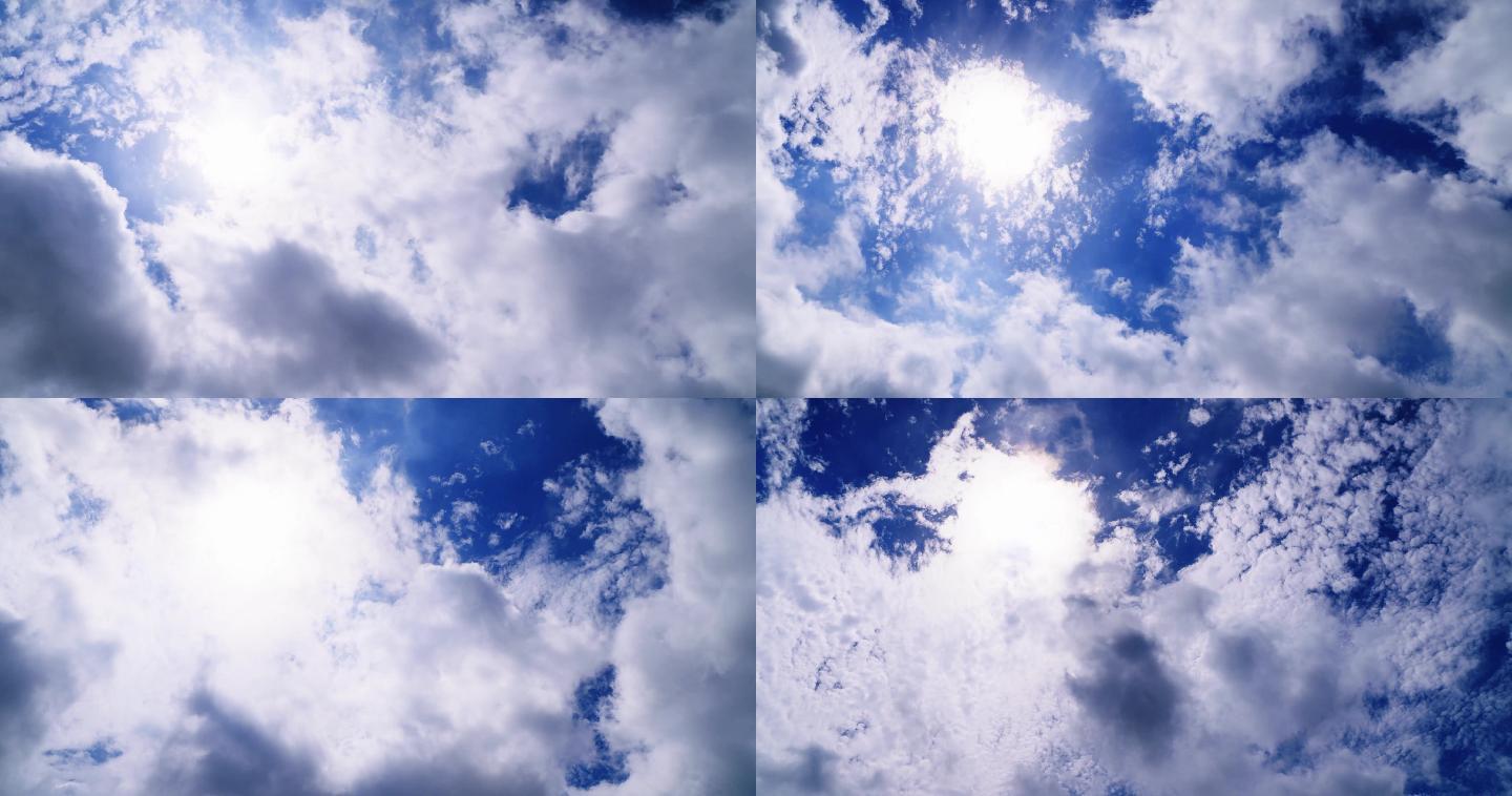 【4K】延时拍摄云朵快速移动