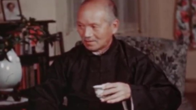 40年代中西方文化交流传教士沏茶喝茶