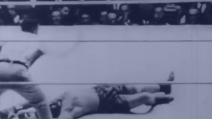 20年代美国杰克登普西拳王拳击馆比赛