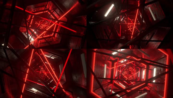 3d红色穿梭vj素材 3840x2160 高清视频素材下载 编号 舞台背景 Vj师网www Vjshi Com