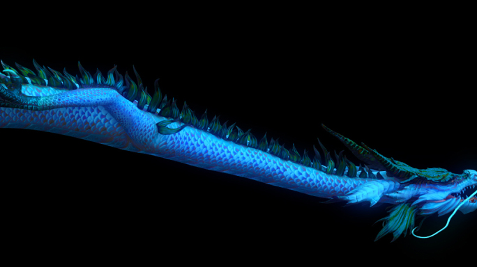 超精细神龙飞天-alpha通道