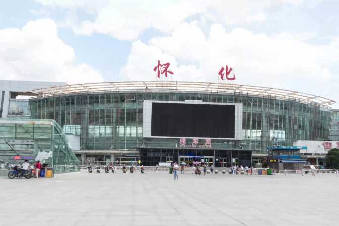 湖南怀化火车站移动延时摄影6K4k