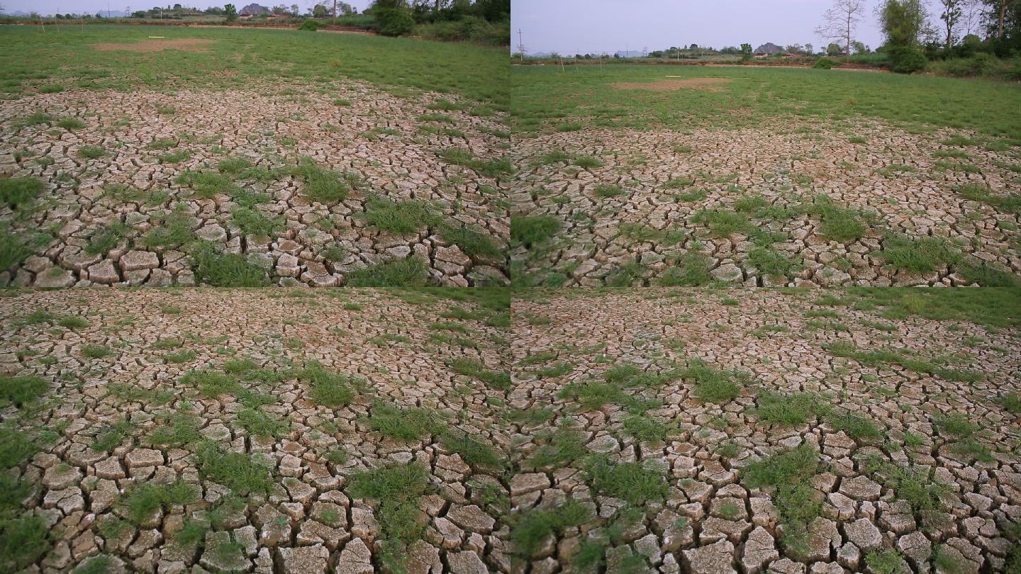 喀斯特地区干旱地表开裂缺水