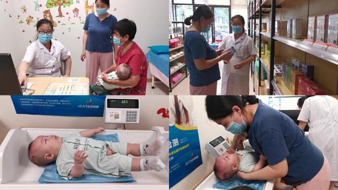 4K婴儿医院看病-体检医生社区医院