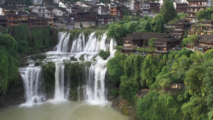 《原创》4K芙蓉镇航拍