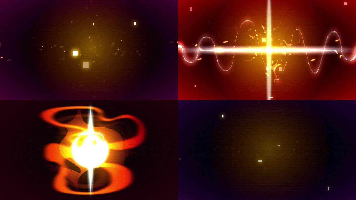 闪电能量电流爆炸游戏常用光效