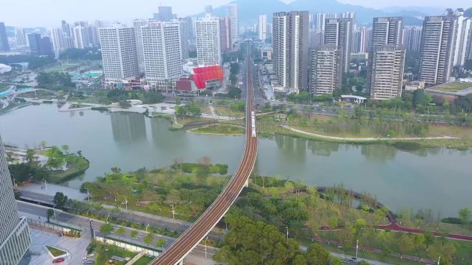 广州地铁过南沙蕉门河南沙万达广场