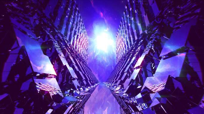 赛博朋克循环背景