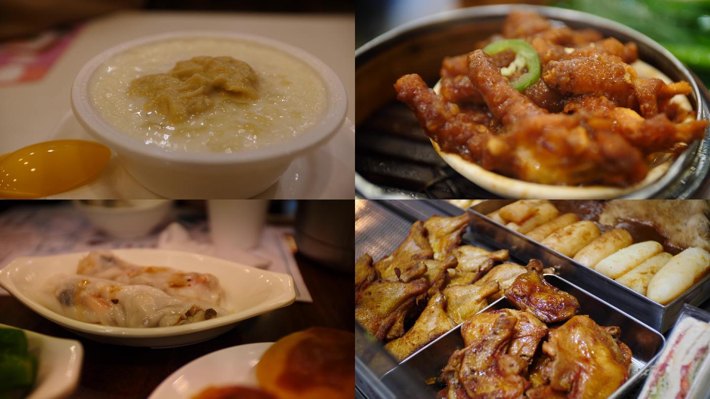 【4K】超多香港美食粤式小吃美食
