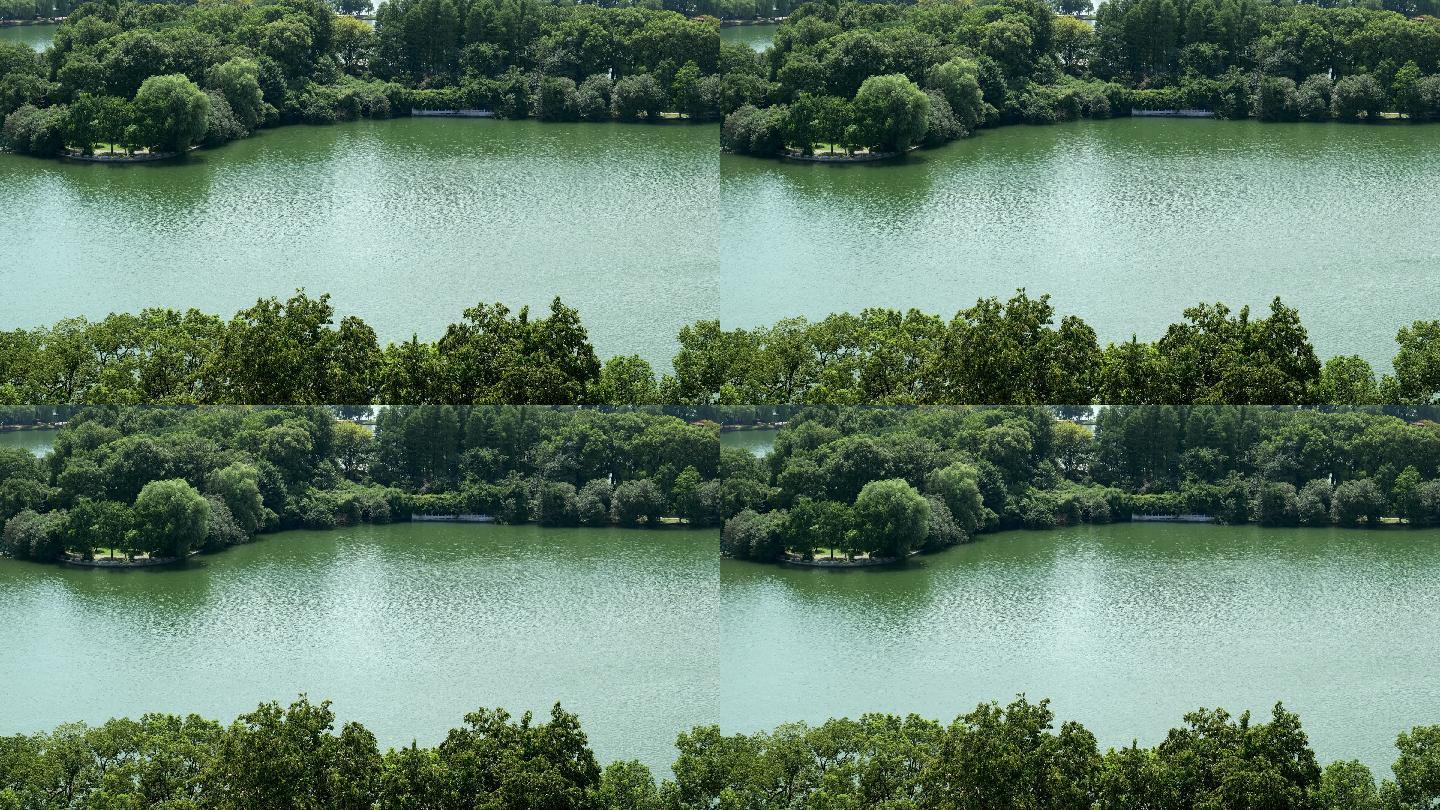 【原创】4K城市景观-平静的湖面