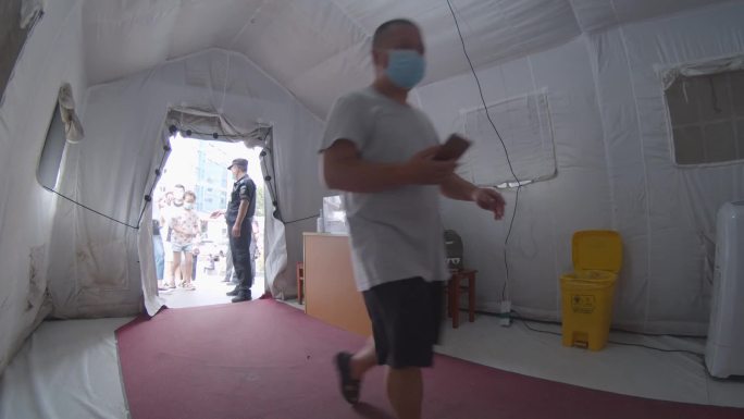 贵州省人民医院疫情期间接诊延时镜头