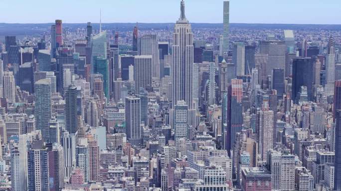 美国纽约城市高楼大厦-纽约时代广场美国