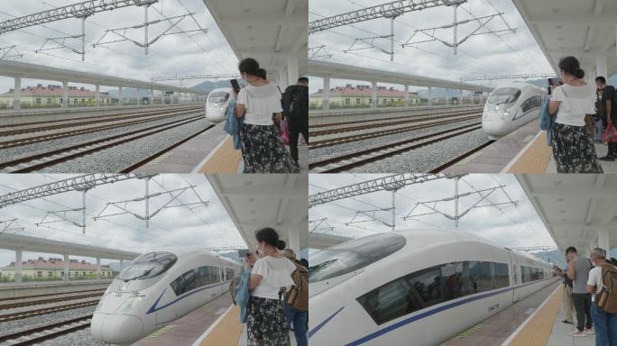 【原创】4K高铁进站视频
