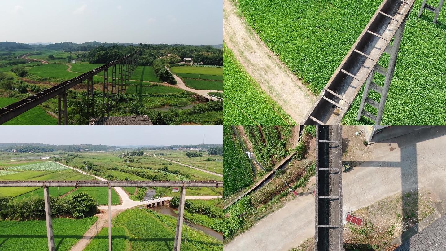 4k农业水利灌溉水渠