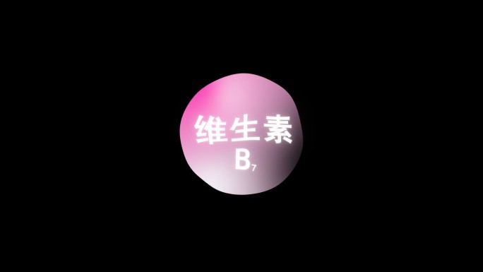 气泡水珠维生素B7视频带通道