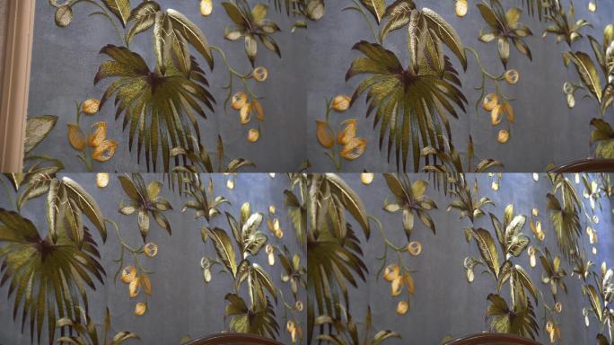 刺绣刺绣细节特写刺绣客厅刺绣客