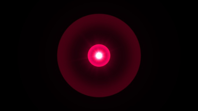 4K红色光点辐射扩散通道视频-无缝循环