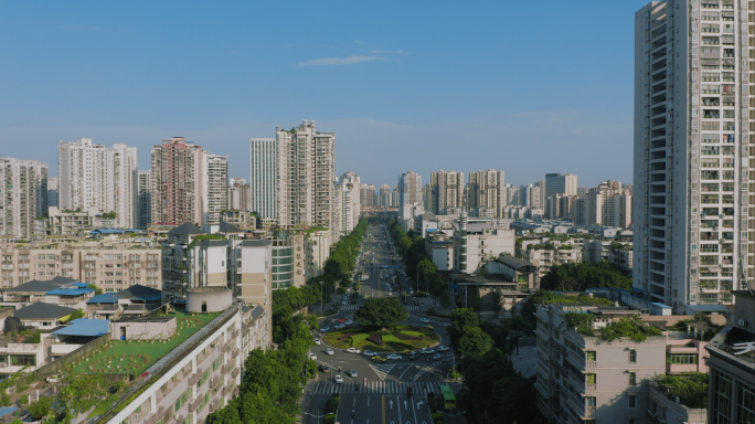 【4K】重庆永川区城市航拍