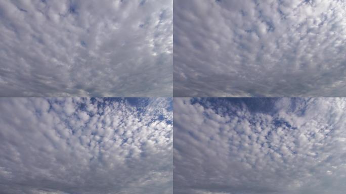 云层满天实拍延时空镜头