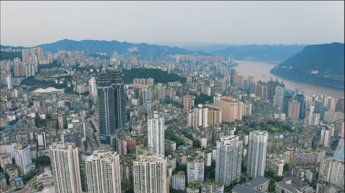 【4K】重庆涪陵区城市航拍