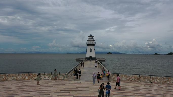珠海海滨泳场灯塔