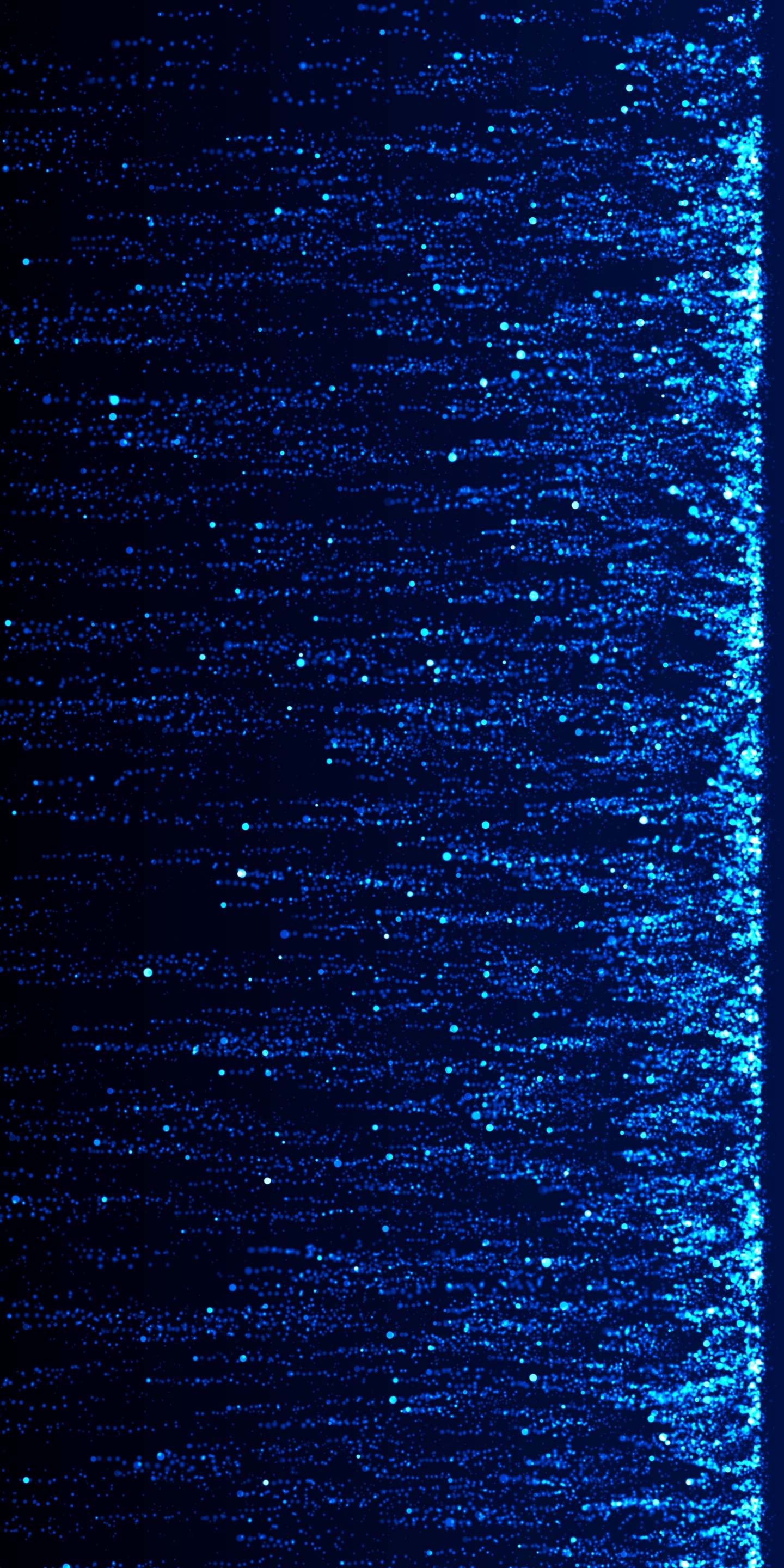 粒子舞台背景宽屏粒子雨蓝色闪烁光斑8K