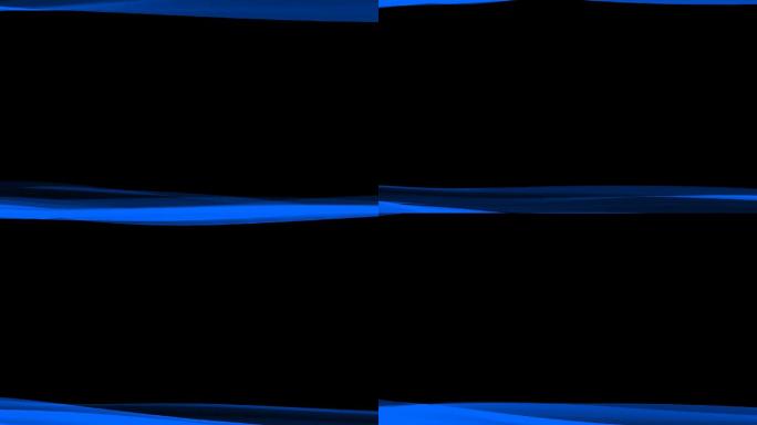 蓝色边框遮罩-无缝循环带透明通道