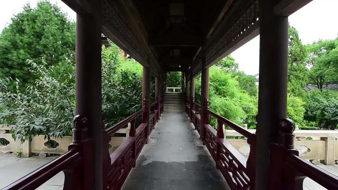 中式古建筑庭院