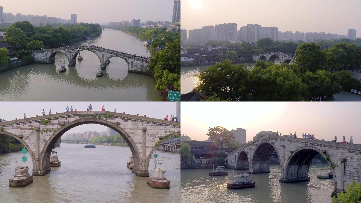 杭州拱墅区拱宸桥京杭运河【4K】