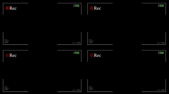 【4K循环】录相取景框