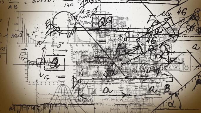 科幻数学物理化学公式科学研究教片背景