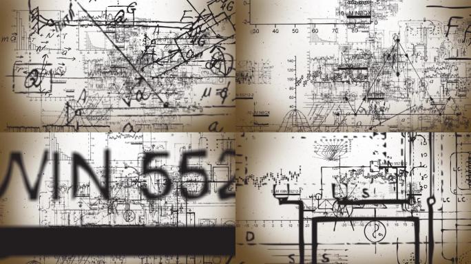科幻数学物理化学公式科学研究教片背景
