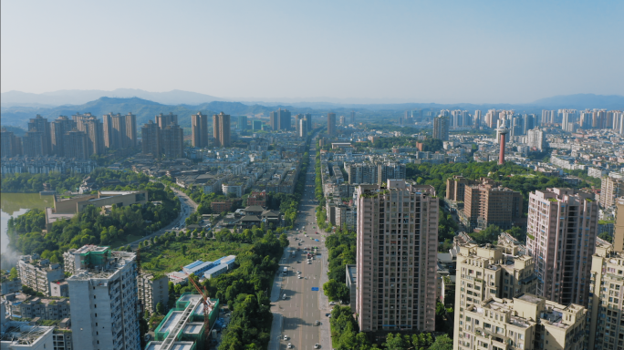 【4K】重庆璧山区城市航拍