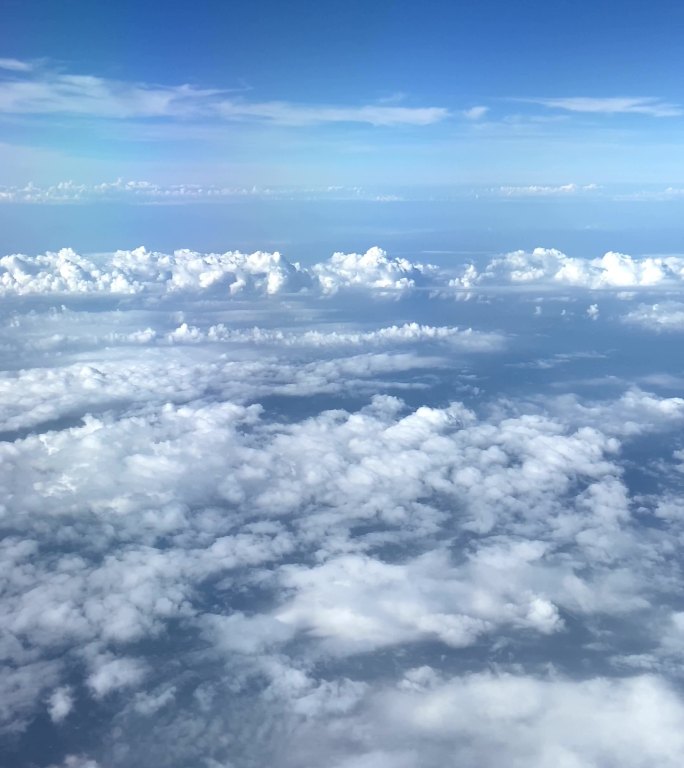 4K16:9高空云层、蓝天白云、俯瞰