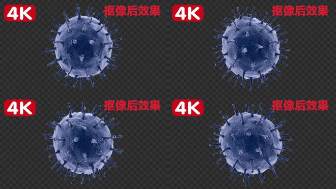 4K病毒毒株3D动画