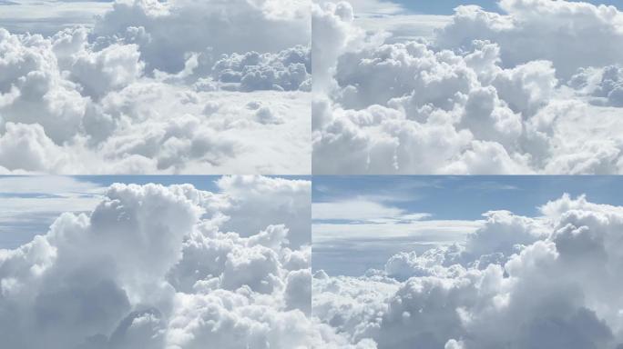 4K云层上空、厚重的云
