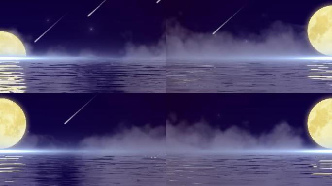 【超宽屏】海上生明月视频素材