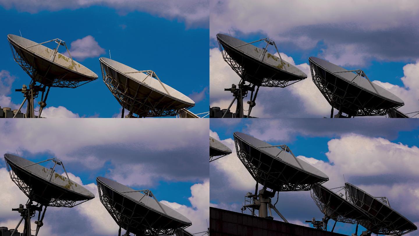 4K延时卫星信号发射天线