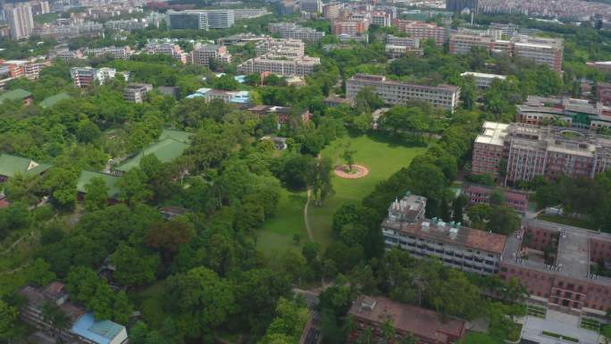 广州五山华南农业大学航拍1